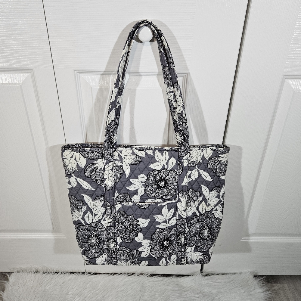 Vera Bradley Floral Gray Tote Bag